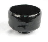 Japanese Mat Cha Tea Bowl - Black