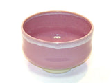 Japanese Mat Cha Tea Bowl - Pink Snow