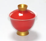 Pedestal Gaiwan - Red